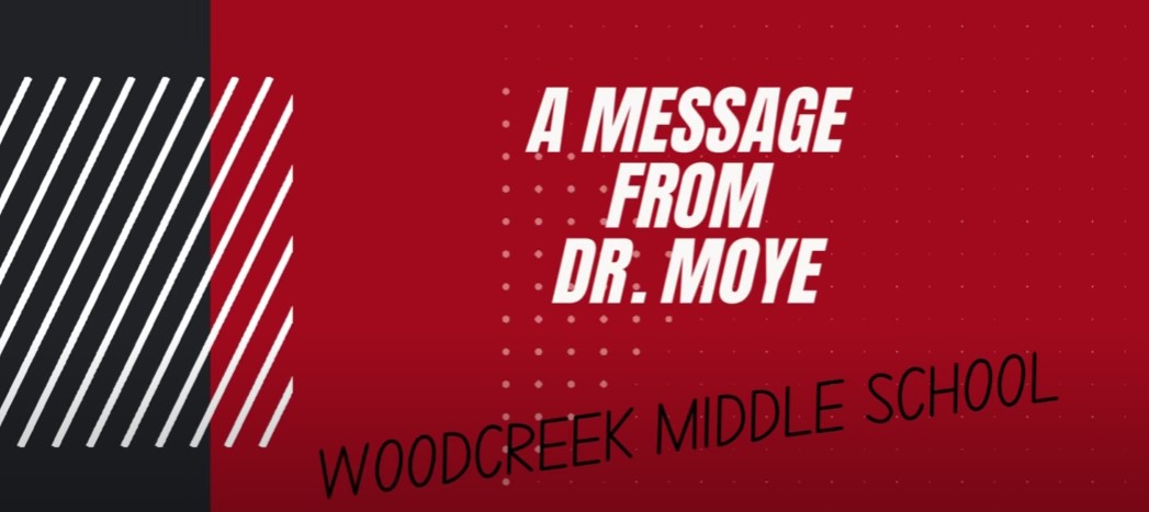 A Message From Dr. Moye (Aug 28)